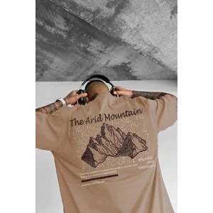 Teenage Millionaire Erkek Arid Mountain Camel Oversize Salas T-Shirt