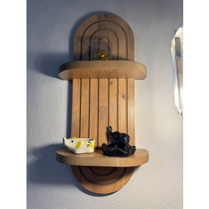 Amazon Safir Meşe Duvar Rafı 52X24 cm