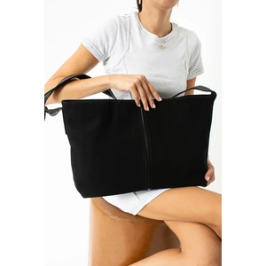 Valu Accessorize Maia Kadın Süet Ayarlanabilir Askılı Çapraz Omuz Çantası Siyah