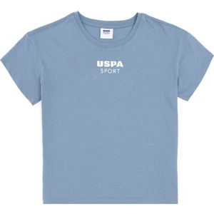 U.S. Polo Assn. Erkek Çocuk İndigo Bisiklet Yaka Tişört 50281808-VR028