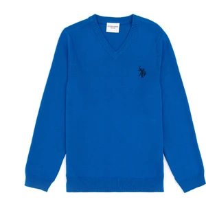 U.S. Polo Assn. Erkek Çocuk Kobalt Kazak /Triko 50294200-VR077