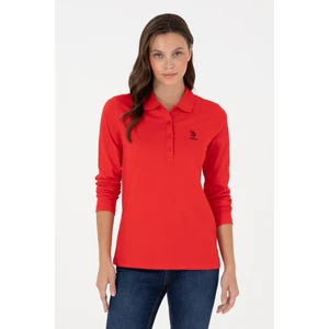 U.S. Polo Assn. Kadın Kırmızı Sweatshirt 50289541-VR030