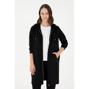 U.S. Polo Assn. Kadın Siyah Sweatshirt 50289544-VR046