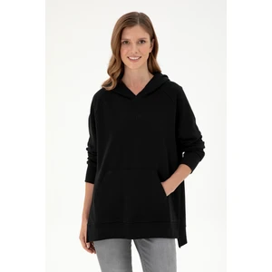 U.S. Polo Assn. Kadın Siyah Sweatshirt 50296944-VR046