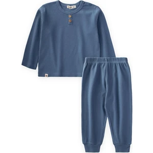 Fitilli Basic Mevsimlik Takım 0-5 Yaş Indigo Mavi
