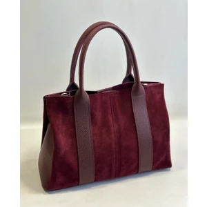 My Easy Shop Mesbag Kadın Çanta  Deri Süet Büyük Boy Çanta