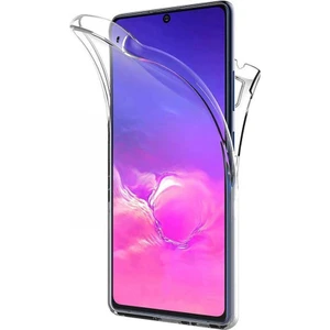 Samsung Galaxy S10 Lite Çift Taraflı Silikon Kılıf Şeffaf