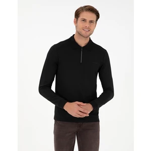 Pierre Cardin Erkek Siyah Regular Fit Sweatshirt 50296504-VR046