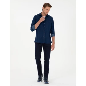 Pierre Cardin Erkek Lacivert Straight Fit Jean Pantolon 50299987-Vr033
