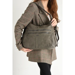 Yıkama Suni Deri Kadın Omuz Sırt Çantası Fonksiyonel Kullanım Bayan Çanta 25*35 cm Postacı Çanta