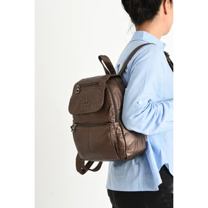 Y.s.deri Kadın Sırt Çantası Günlük Kullanım Için Ideal Çok Cepli Suni Deri Bayan Çantası 30*25 cm