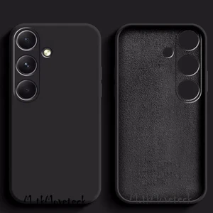 M.TK Moveteck Samsung Galaxy S24 Fe Kılıf Lansman Kamera Korumalı Içi Kadife Yumuşak Renkli Silikon Mat Hisli