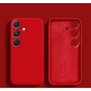 M.TK Moveteck Samsung Galaxy S24 Fe Kılıf Lansman Kamera Korumalı Içi Kadife Yumuşak Renkli Silikon Mat Hisli