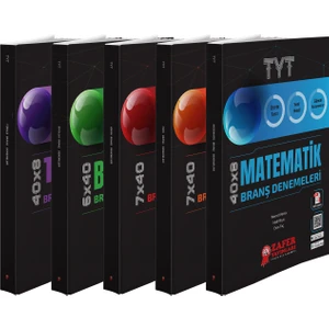TYT 5’li TÜM DERSLER Branş Denemeleri Soru Bankası Seti [5’li Set] Zafer Yayınları - YENİ
