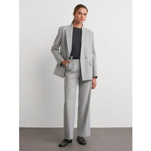 71550 Kemerli Smart Pantolon-Antrasit