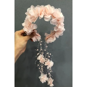 Somon Lazer Çiçekli Taç