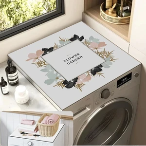 Valerine Life Çamaşır Kurutma Makinesi Örtüsü Matı Kaymaz Sıvı Geçirmez Koruyucu Yıkanır Ped 60 x 60 cm