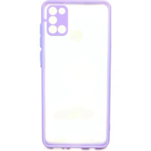 Samsung Galaxy A21S Uyumlu Kontrast Renkli Tuş Seri Arka Koruma Kılıf