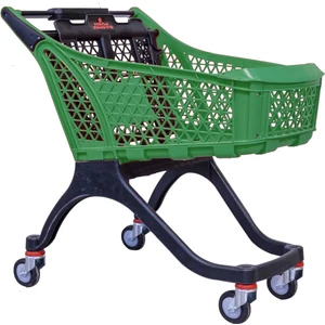 Kartal Plastik Market Alışveriş Arabası 130 Litre Yeşil