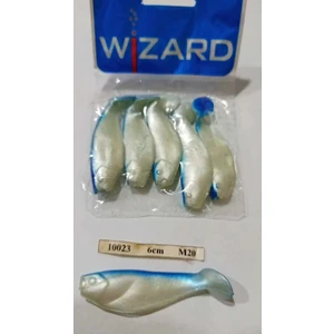 6cm Suni Silikon - 5 Li - Iğnesiz Balık Formu