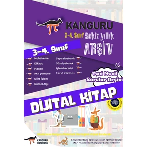 Kanguru Matematik Arşiv- 3-4. Sınıf Çıkmış Sorular - Dijital Format