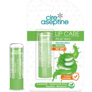 Cire Aseptine Lip Care Aloe Vera 50 Spf Dudak Bakım Kremi 4,5 gr