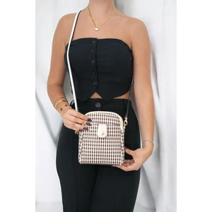 Silver & Polo Kahve Sarı - Bej SP1157 Kadın Çapraz Çanta