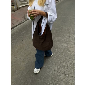 Süet Kadin Canta Leli