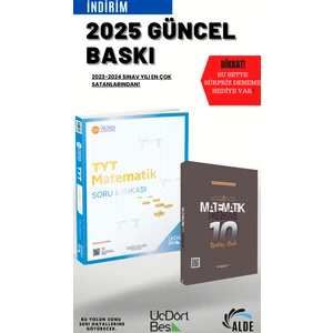 345 - 2025 Model Tyt Matematik Soru Bankası ve 10 Matematik Deneme Süpriz Deneme Hediyeli