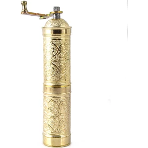 Glıos Sarı Zamak El Değirmeni Öğütücü Grinder 22 cm