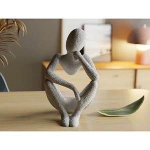 Dlc 3d Design Meditasyon Modern Biblo Masa Üstü Mermer Görünümlü Beyaz Plastik