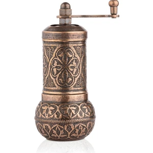 Glıos Bakır Zamak Karabiber Baharatlık El Değirmeni Öğütücü Grinder 11 cm