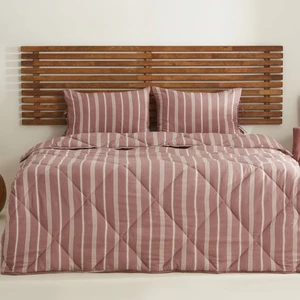 Karaca Home Sarah Anderson Barlet Tek Kişilik Comfort Set Çizgili Bordo