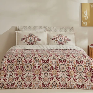 Karaca Home Luis Çift Kişilik Nevresim Takımı Saten Krem