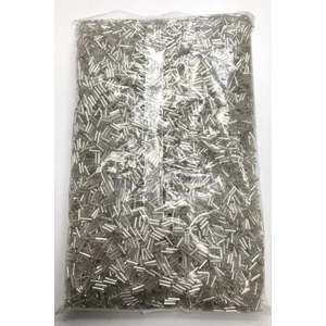 Gümüş Boru Boncuk 5 mm  500 gr