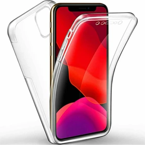 Apple iPhone 11 Çift Taraflı Silikon Kılıf Şeffaf