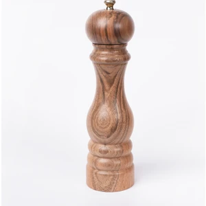 Glıos Ceviz Ahşap Tuz ve Karabiber El Değirmeni Öğütücü Grinder 22 cm