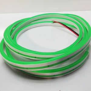 En Parlak Neon LED 12 Volt Yeşil Işık Dış Mekan 3 Metre