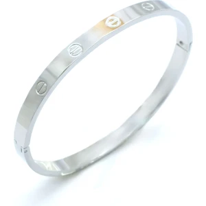 316L Çelik Erkek VidaModel Çelik Kelepçe EBLK-467