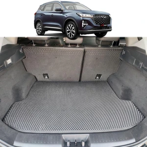 Chery Tiggo 7 Pro Max 3D Havuzlu Paspas ve Bagaj Havuzu Seti 2024-SONRASI Siyah 8 Parça