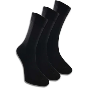 3 Adet Erkek Bambu Lastiği Sıkmayan Diyabetik Çorap