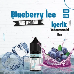 Bluberry Ice Mix Aroma Yabanmersini Buz Gıda Aroması 10 ml
