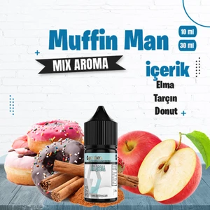 One Hit Wonder Muffin Man Mix Aroma Elma Tarçın Donut Gıda Aroması 10 ml
