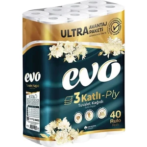 3 Katlı Tuvalet Kağıdı 40 Rulo