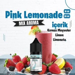 Pink Lemonade Mix Aroma Kırmızı Meyveler Limon Gıda Aroması 10 ml