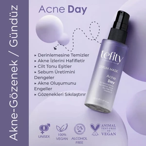 Acne Day Serum Mask Akne ve Gözeneklere Karşı Etkili Gündüz Kullanımı için Geliştirilmiş Serum Maske