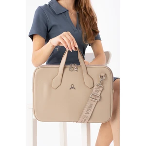 Kadın Laptop Tablet ve Evrak Çantası Şık El ve Omuz Çantası