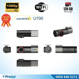 U700 Wifi 1080P 170° Geniş Açı Gece Görüşlü 128 GB Deste