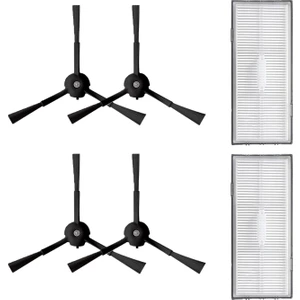 Roborock S8 , S8 Plus , S8 Pro Ultra Uyumlu Siyah 6 Parça Yedek Set