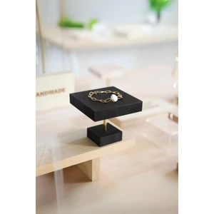 Zenith Solo Siyah Mini Küpe Bileklik Bilezik Standı Aksesuar Düzenleyici Takı Organizeri 8 cm